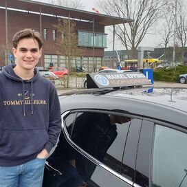 1e examen dit jaar, Samuele geslaagd!