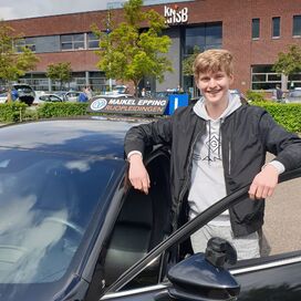 Leuke tijden gehad met Maikel in de auto 