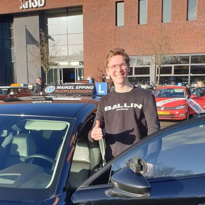 Voelde me zelfverzekerd achter het stuur