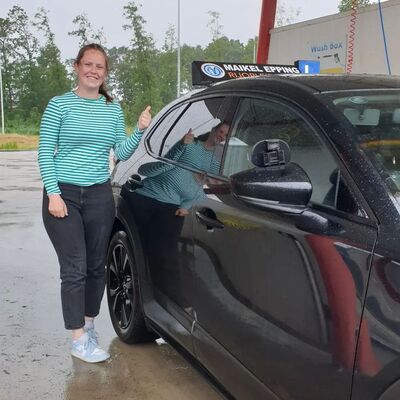 Maikel blijft ook altijd positief!