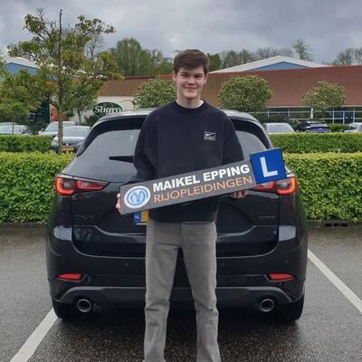 Erg fijne rijlessen gehad van Maikel