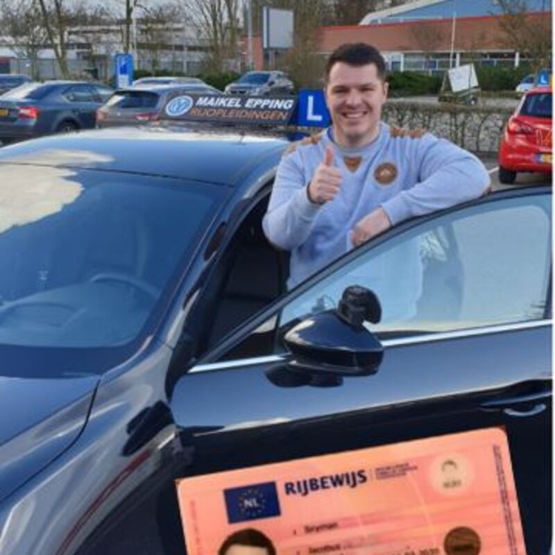 In één keer mijn rijbewijs!