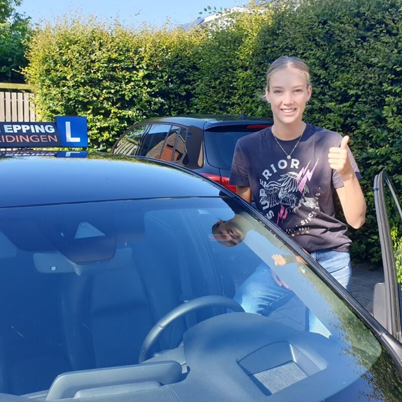 In 1,5 maand mijn rijbewijs gehaald!